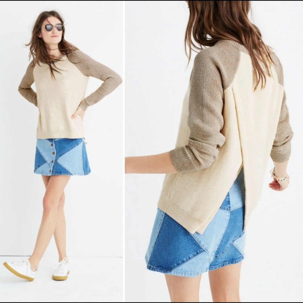 Madewell Province Cross-Back Pullover Sweater